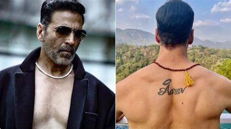 Akshay Kumar Flaunts Tattoo Of Sons Name In Shirtless Pic As He Wraps