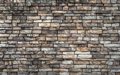 Download Wallpapers Gray Stone Wall 4k Macro Natural Rock Texture