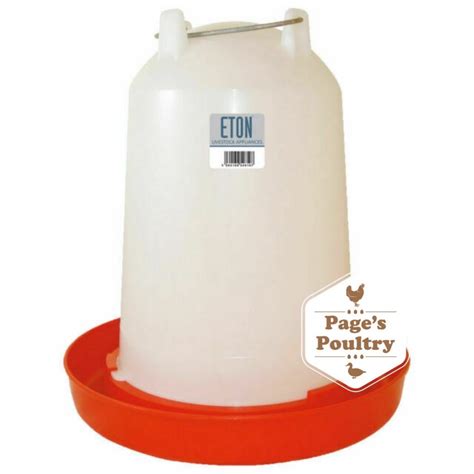 10ltr Eton Poultry Drinker Red Pages Poultry Burton On Trent