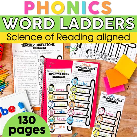 Phonics Word Ladders Lucky Little Learners