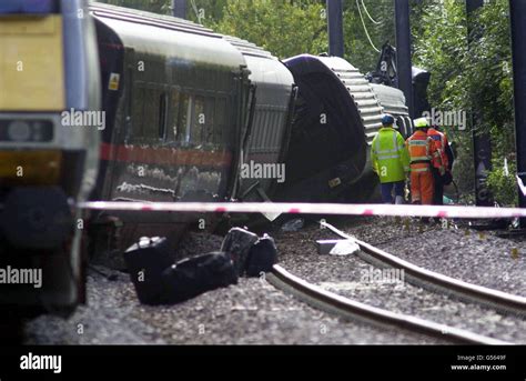 At The Scene Of The Train Crash Near Hatfield Hi Res Stock Photography