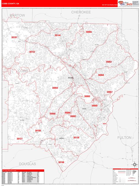 Cobb County Zip Code Map