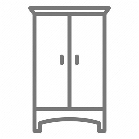 Armoire Clothes Dresser Furniture Storage Icon Download On Iconfinder