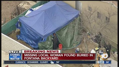 Missing San Diego Woman Found Buried In Fontana Backyard Youtube