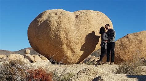Heart Rock In Joshua Tree By Arch Rock