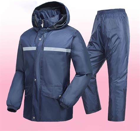 Rain Suits For Men Fishing Rain Gear Waterproof Raincoat With Hood