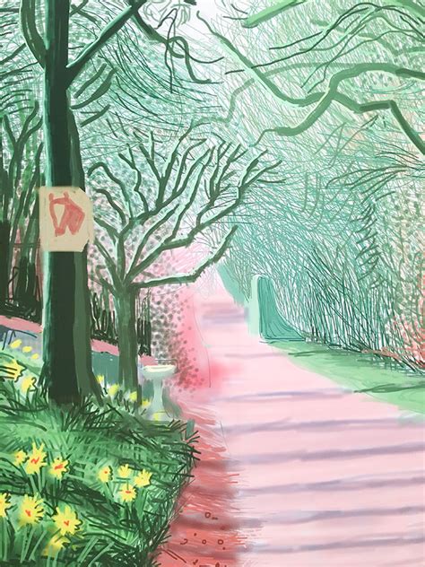 A group of exhibition posters: David Hockney's iPad art will unleash your inner artist ...