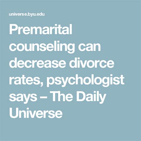 Premarital Counseling Can Decrease Divorce Rates Psychologist Says The Daily Universe Pre