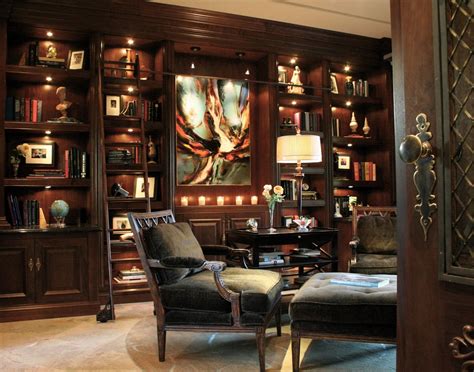 Classic Sophisticated Home Library Office Robeson Design