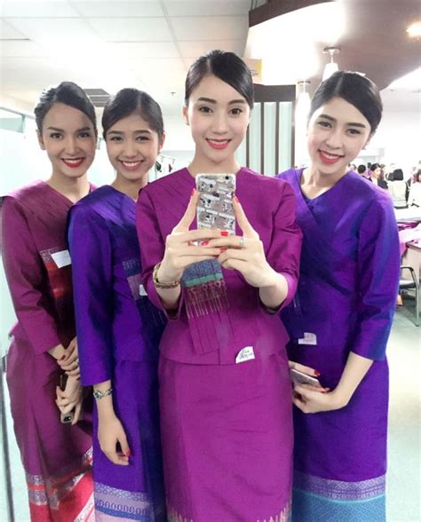【タイ】タイ国際航空客室乗務員 Thai Airways International Cabin Crew【thailand】 Sexy Flight Attendant Sexy