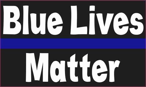 5in X 3in Blue Lives Matter Sticker Truck Car Police Bumper Stickers