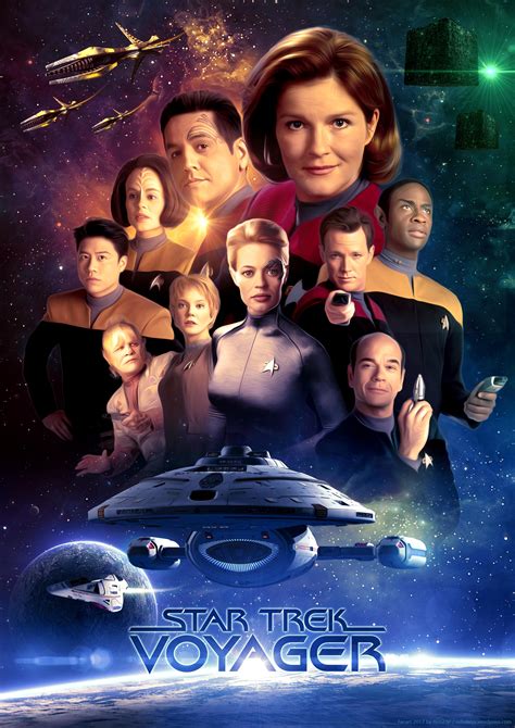 Star Trek Voyager Fanart Poster By Augen² Rtreknobabble