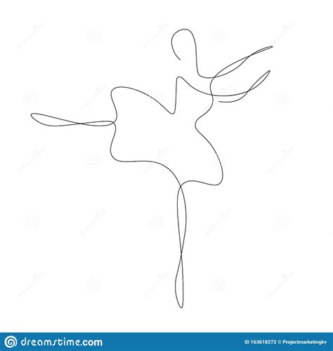 Dance Poster New Poster Dancer Silhouette Continuous Line Drawing