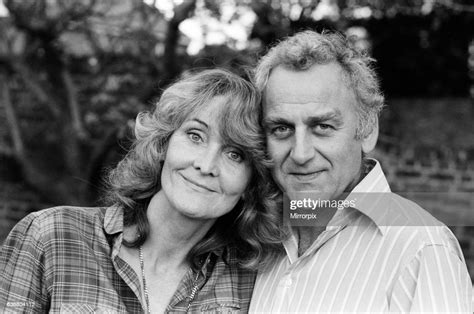Actor John Thaw With His Actress Wife Sheila Hancock Pictured At