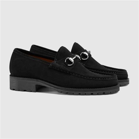 Mens Horsebit Suede Loafer Gucci Mens Moccasins And Loafers