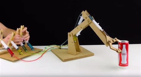 Making An Impressive Working Robotic Arm From Cardboard Make