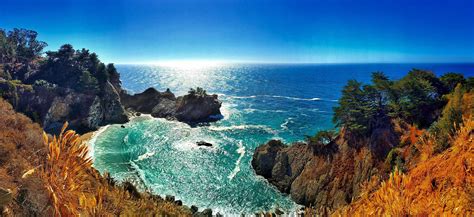 Having recently visited bixby bridge, i am really excited about this captured at eight different times during the day, the big sur wallpapers will dynamically shift. McWay Falls Big Sur California 4K wallpaper