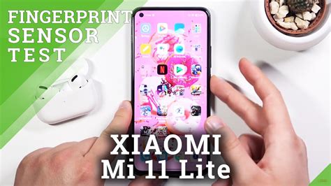 Fingerprint Sensor Test On Xiaomi Mi 11 Lite Fingerprint Scanner