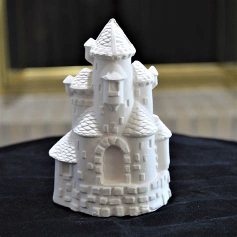 Ceramic Bisque Castle Ready To Paint Etsy