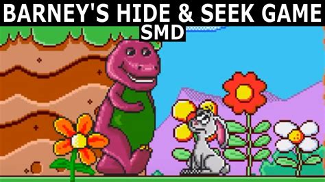 273 Barneys Hide And Seek Game 1993 Sega Mega Drive Genesis