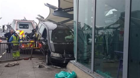 Taxi Driver Crashes Into Heathrow Terminal 5 After Suffering Heart
