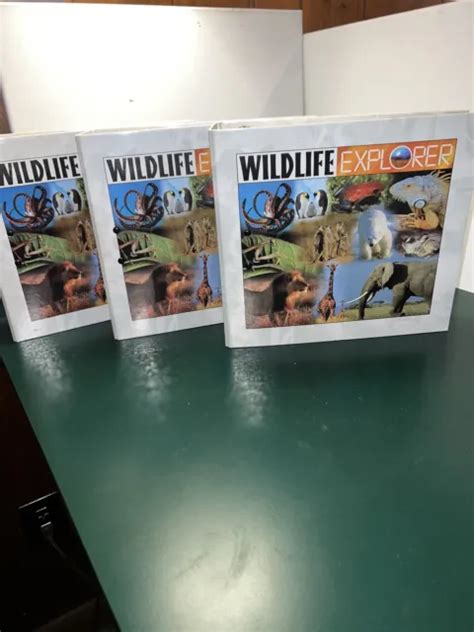 Wildlife Explorer Set Of 3 Binders With ~203 Cards Animal Science