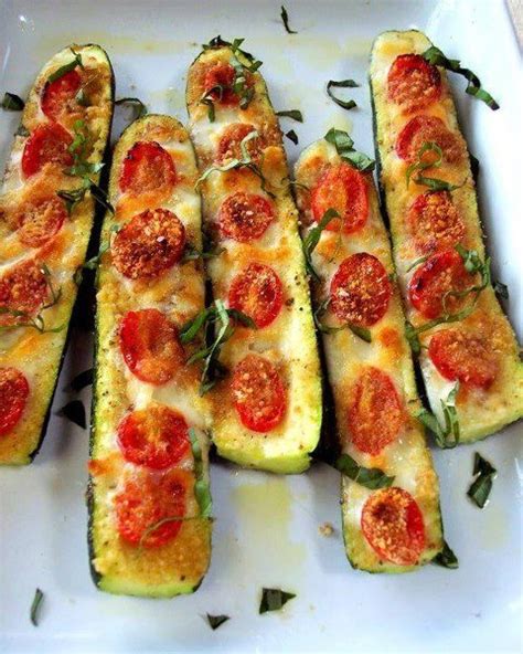 Healthy Recipe Baked Zucchini Pizza Francesca Kotomski