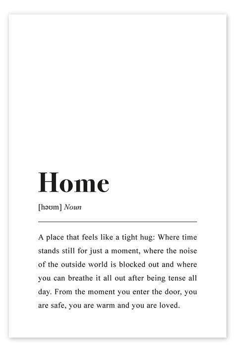 Home Definition Print By Aemmi Posterlounge