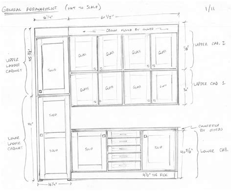 Good Cabinet Drawings Dont Have To Be Perfectly To Scale They Only