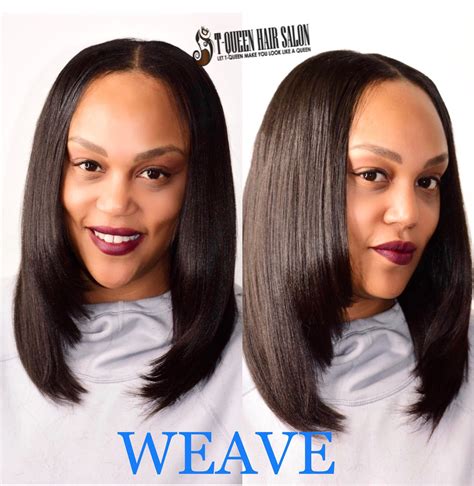 Sewn In Weave With A Leave Out No Glue Used By Tqueenhairsalon