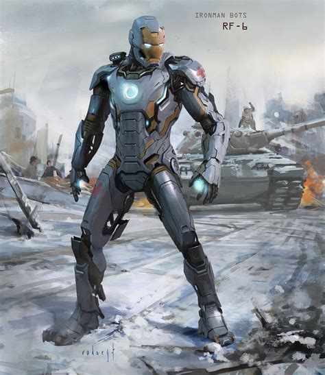 Avengers Concept Art Ironman Bots Rf Marvel Dc Marvel Iron Man