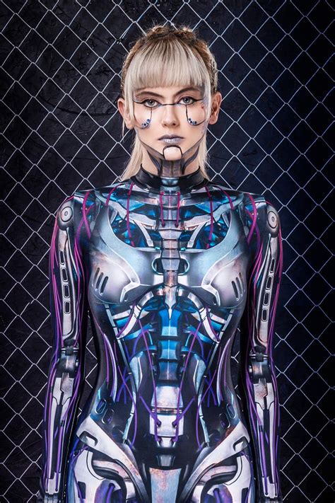 Cyberpunk Halloween Costume Womens Cosplay Costume Sexy Etsy