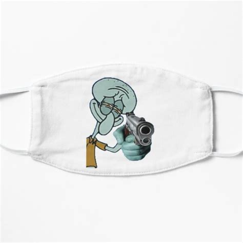 Squidward Meme Mask For Sale By Sugarstrawbs Redbubble