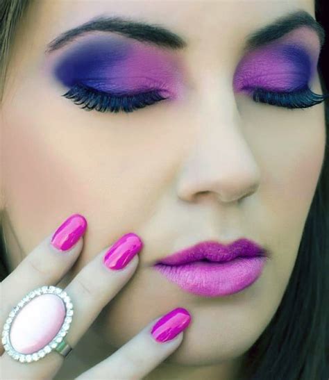 Top 50 Pink And Purple Eyeshadow Ideas For Women Pretty Floral Makeup