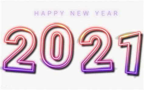 Happy New Year 2021 With Background Of White Hd Happy New Year 2021