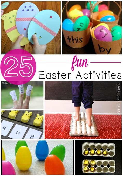 25 Fun Easter Learning Activities Playdough To Plato