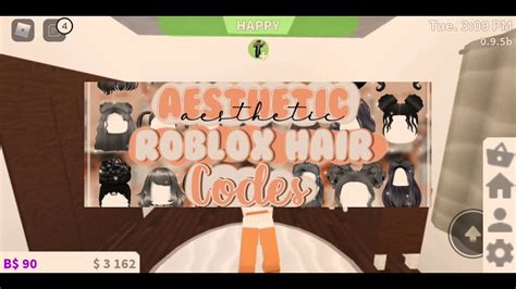 Aesthetic Roblox Hair Codes And Aesthetic Clothes Youtube