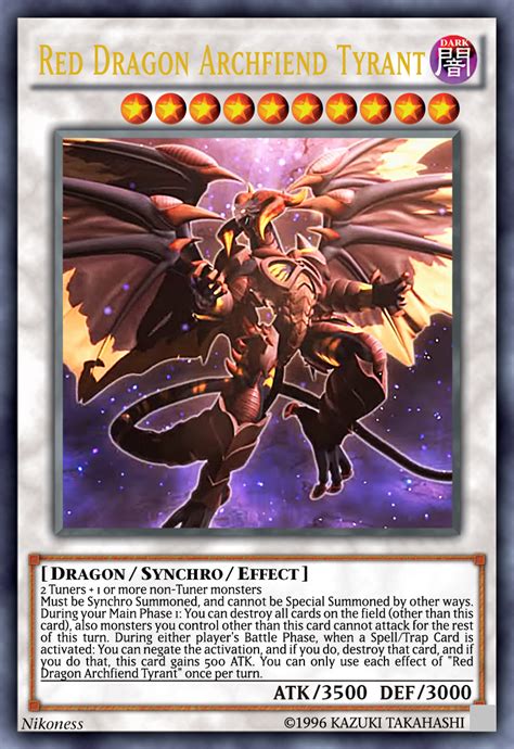Red Dragon Archfiend Tyrant By Nikoness By Masterra On Deviantart