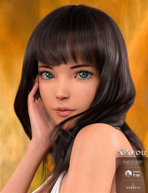kikyou for genesis 8 female 3d models and 3d software by daz 3d female genesis model