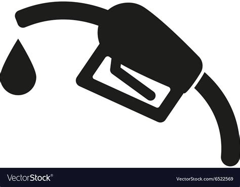 The Gas Station Icon Gasoline And Diesel Fuel Symbol Flat Vector