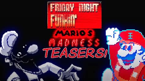 Every Marios Madness V2 Informationteasers We Got This Far Fnf