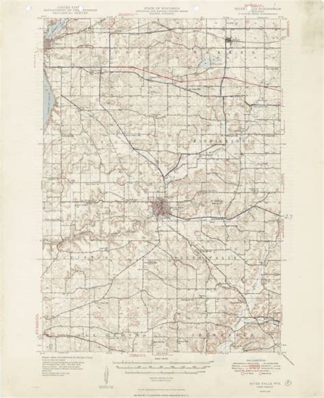 Wisconsin Turnpike Commission Toll Road Route Map Or