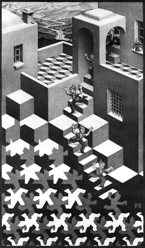 Cycle By M C Escher Op Art Escher Kunst Escher Museum Escher