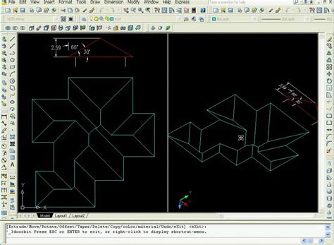 How To Make Complicated Sloped Roof In Autocad 3d Easily Youtube