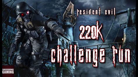 Re4 Ps4 Mercenaries Hunk Castle Challenge Run Youtube