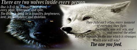 There Are Two Wolves Inside Every Person Wolf Timeline