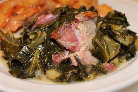 Soul food collard greens recipe. Collard Greens with Smoked Ham Hocks | I Heart Recipes
