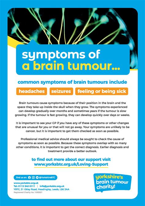 Signs And Symptoms Of A Brain Tumour Yorkshires Brain Tumour Charity