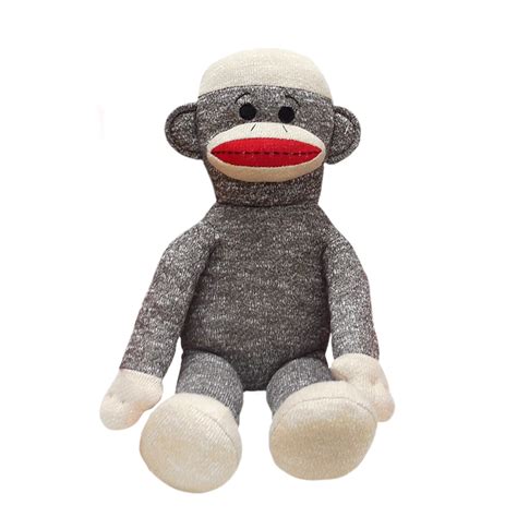 Sock Monkey 17 Sock Monkey Gray Toys And Games Stuffed Animals