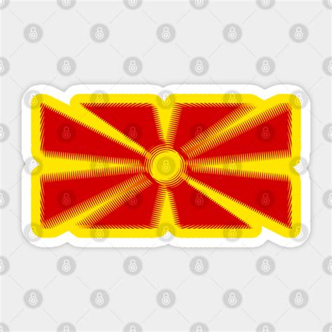 North macedonia, officially the republic of north macedonia, is a country in the balkan peninsula in southeast europe. North Macedonia Flag - Macedonia - Sticker | TeePublic